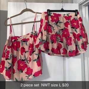 2 piece set, perfect for summer!